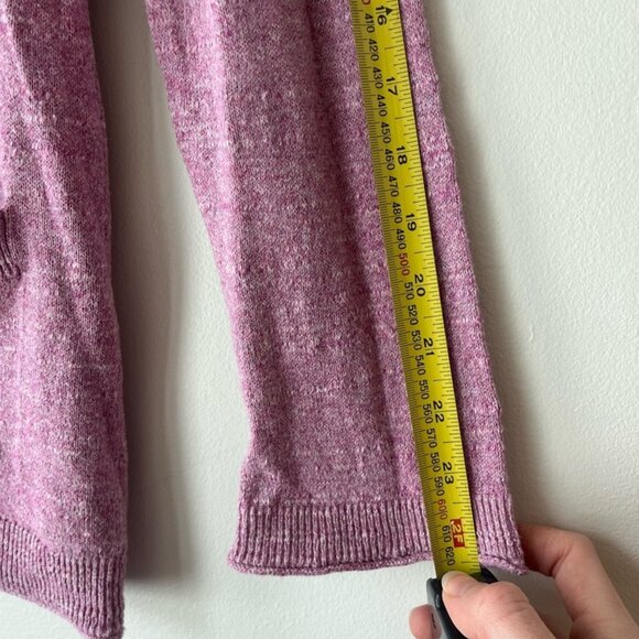Eddie Bauer Cotton Dusty Pink V-Neck Women's Cardigan - Size Small - Picture 9 of 9
